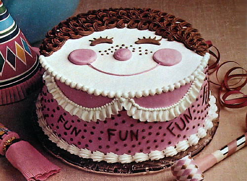 a Funny Face cake.