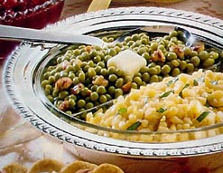 Buttered peas and corn
