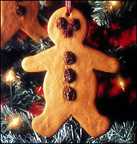 Gingerbread man ornament