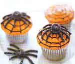 Halloween cupcake decorating